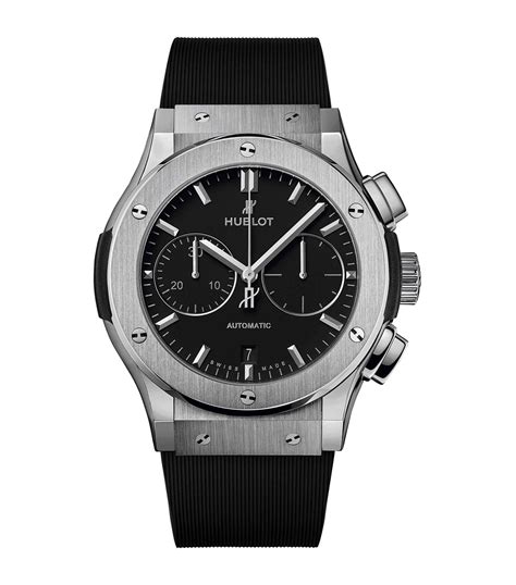 hublot black watch|Hublot chronograph watch price.